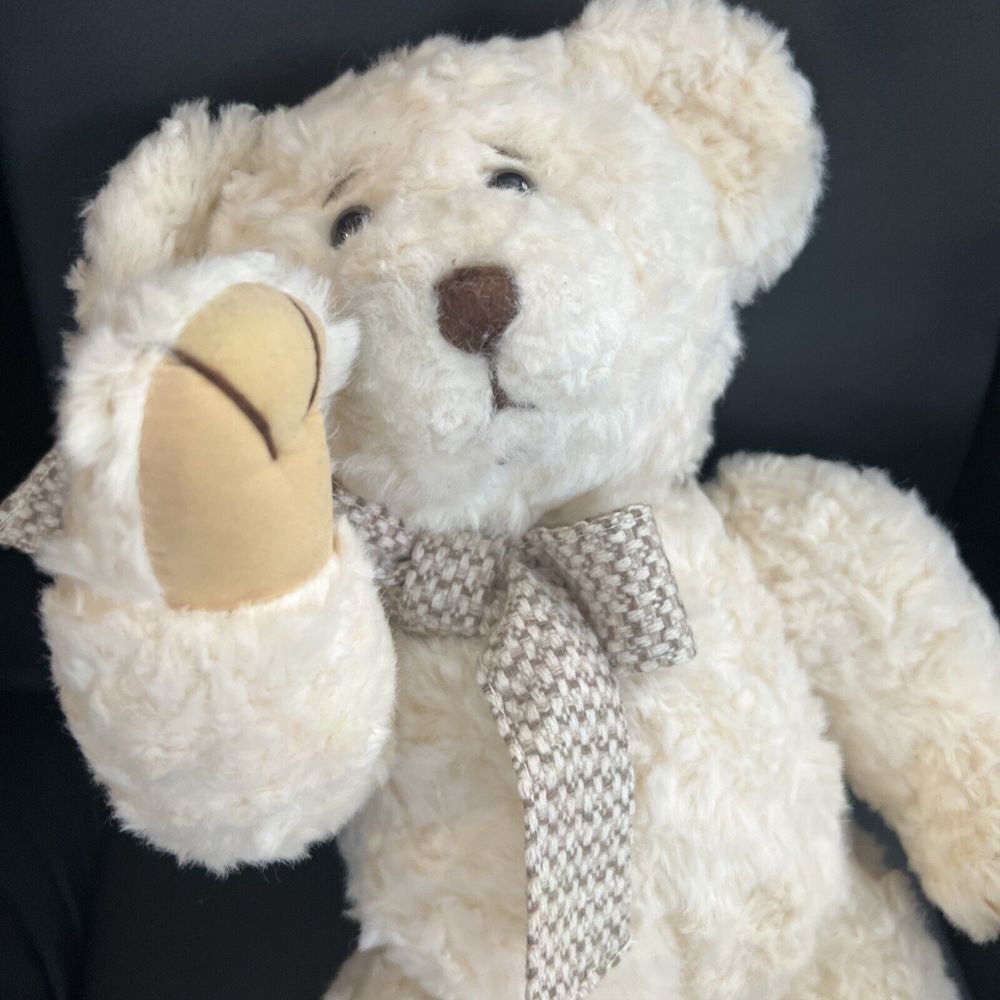 Russ Berrie & Co "BYRON" Bears From‎ The Past Fully Jointed 16" Teddy Bear Cream - Picture 8 of 8